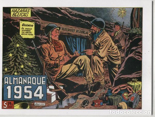 C&oacute;mics: Facsimil Haza&ntilde;as Belicas almanaque 1954 - Boixcar