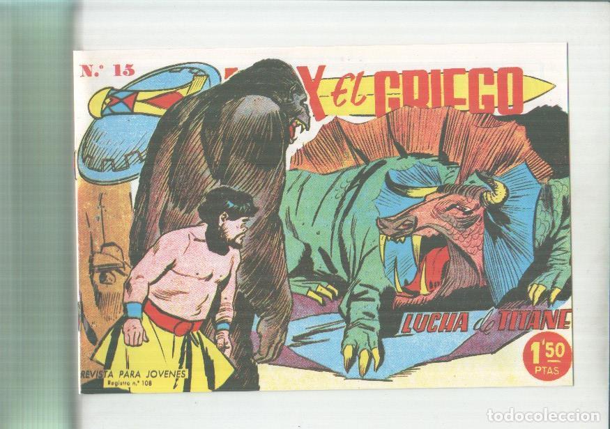 C&oacute;mics: Ayax el Griego facsimil numero 15: Lucha de titanes - Jose Luis