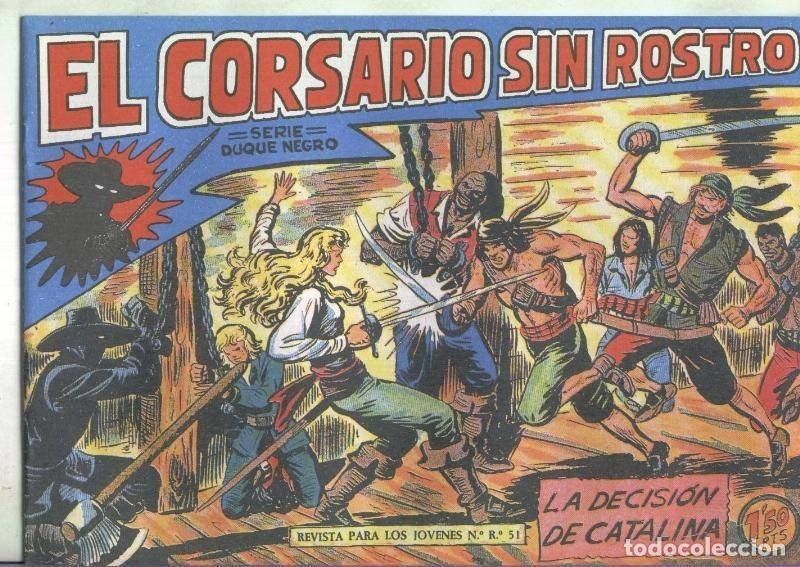C&oacute;mics: Facsimil: El Corsario sin Rostro numero 22: La decision de Catalina - Manuel Gago