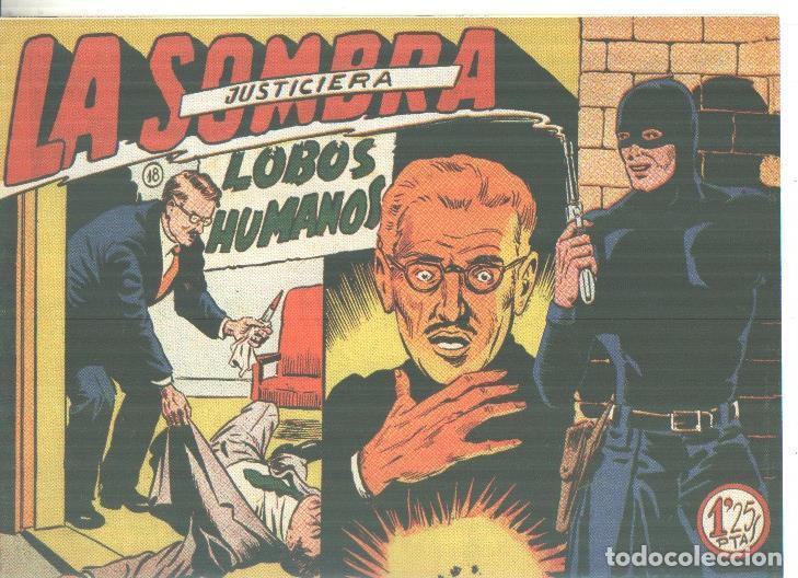 Comics: Facsimil: La sombra justiciera numero 18: lobos humanos - Varios
