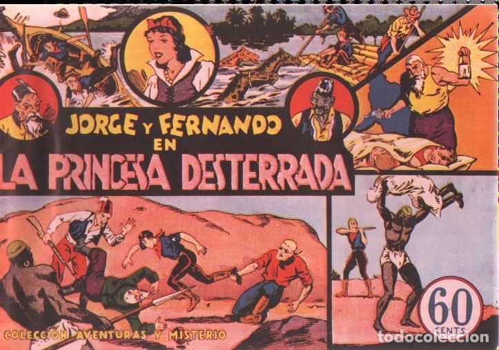 C&oacute;mics: Facsimil: Jorge y Fernando serie la selva: La princesa desterrada - Lyman Young - Foto 1