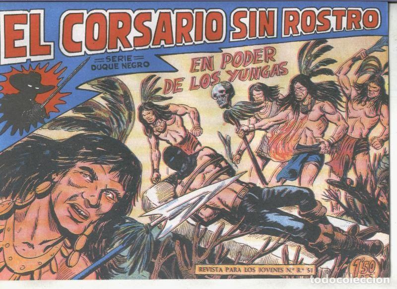 Comics: Facsimil: El Corsario sin Rostro numero 24: En poder de los Yungas - Manuel Gago