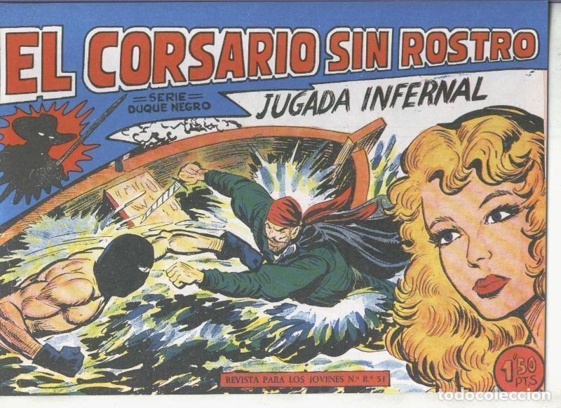 C&oacute;mics: Facsimil: El Corsario sin Rostro numero 31: Jugada infernal - Manuel Gago