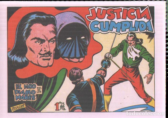 Comics: Facsimil: El Hijo del diablo de los mares numero 22: Justicia cumplida - Boixcar