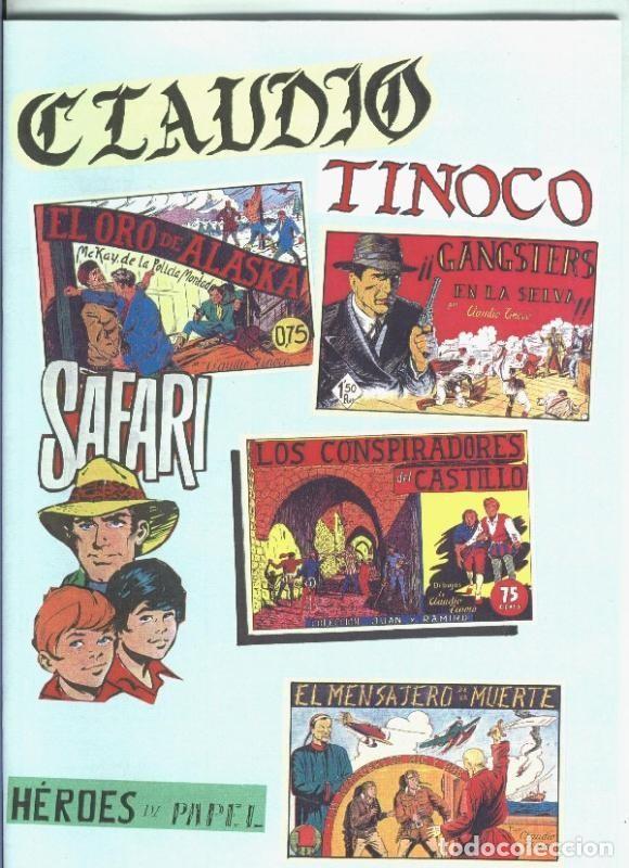 C&oacute;mics: Heroes de Papel facsimil numero 58: Claudio Tinoco - Varios