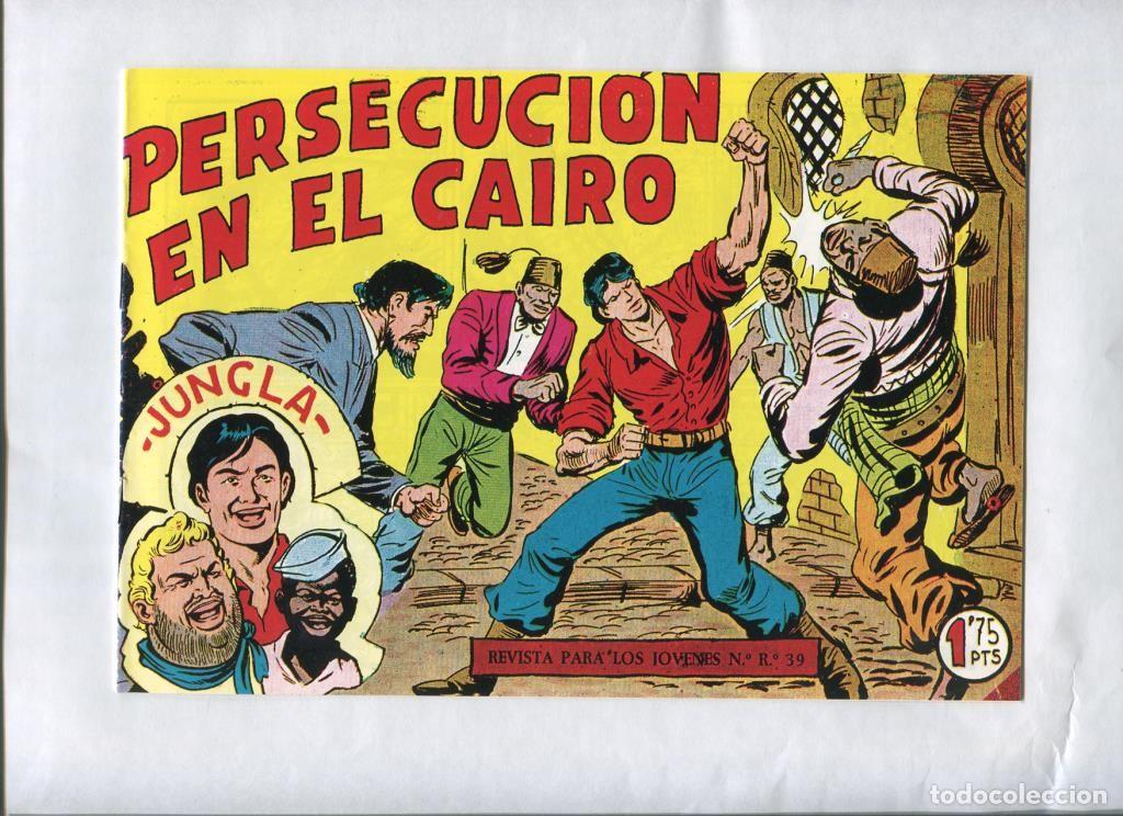 C&oacute;mics: Jungla facsimil numero 29: Persecucion en el cairo - Manuel Gago - Jose Ortiz