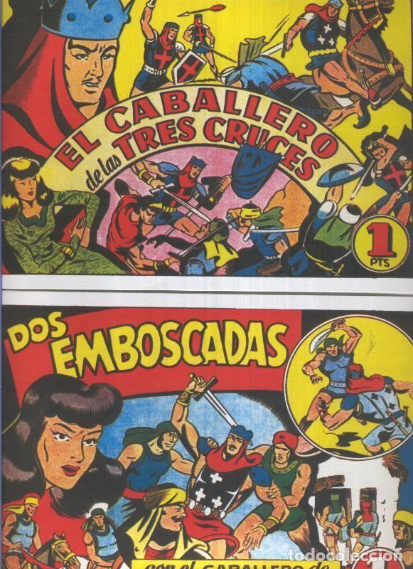 C&oacute;mics: El Caballero de las Tres Cruces, coleccion facsimil - Angel Pardo