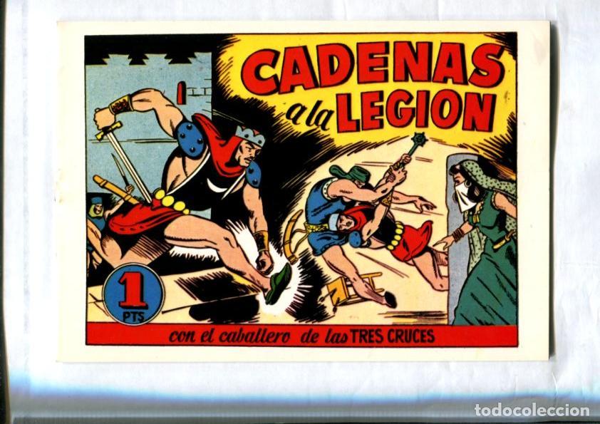 C&oacute;mics: Facsimil: El Caballero de las Tres Cruces numero 04: Cadenas a la legion - Angel Pardo