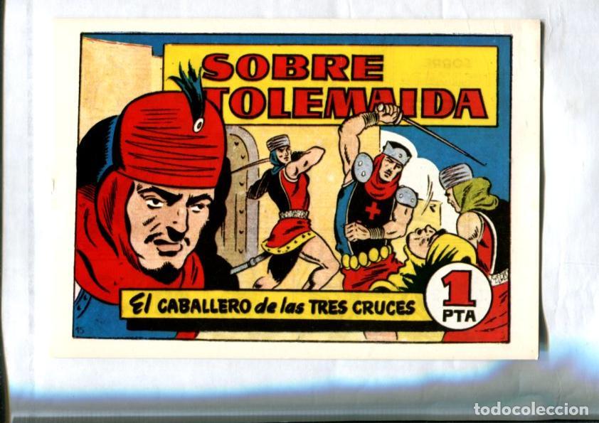 C&oacute;mics: Facsimil: El Caballero de las Tres Cruces numero 15: Sobre Tolemaida - Angel Pardo