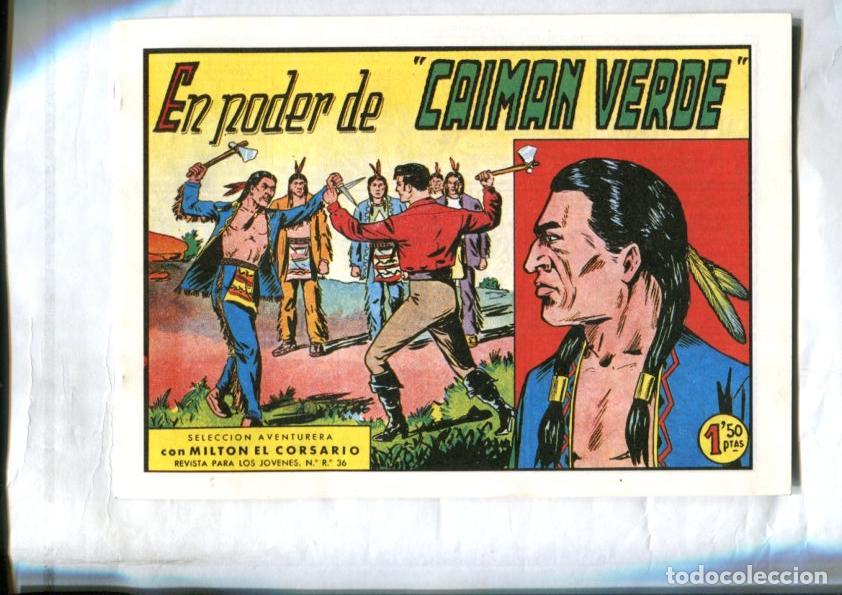 C&oacute;mics: Facsimil: Milton el Corsario numero 052: En poder de Caiman Verde - Va&ntilde;o - Foto 1