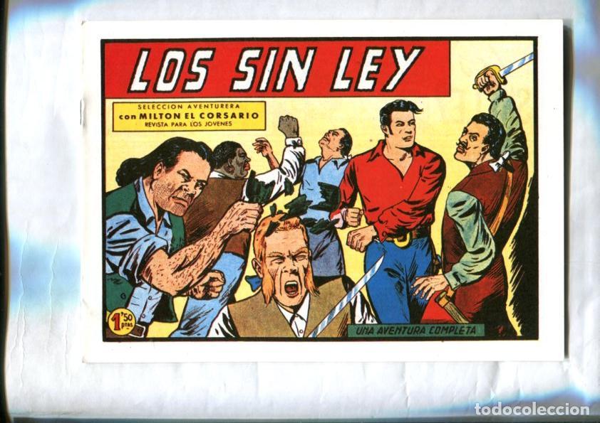 C&oacute;mics: Facsimil: Milton el Corsario numero 062: Los sin ley - Va&ntilde;o - Foto 1