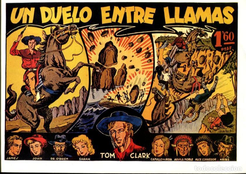 C&oacute;mics: Facsimil: Batet: Tom clark: Un duelo entre llamas - Iranzo