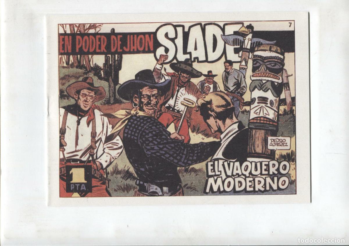 C&oacute;mics: Facsimil El Vaquero Moderno numero 07: En poder de Jhon slade - Pedro Alferez - Foto 1