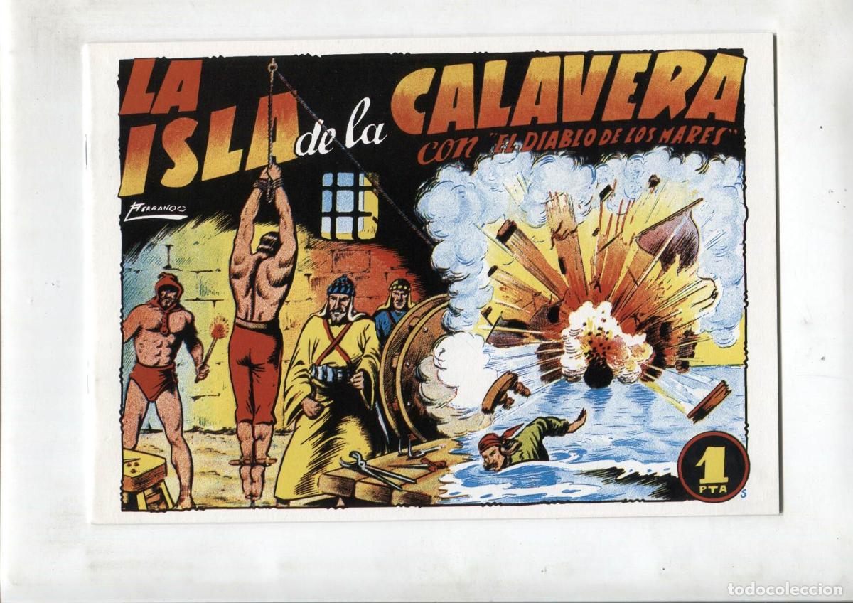 C&oacute;mics: Facsimil: El Diablo de los Mares numero 05: La isla de la calavera - Ferrando - Foto 1