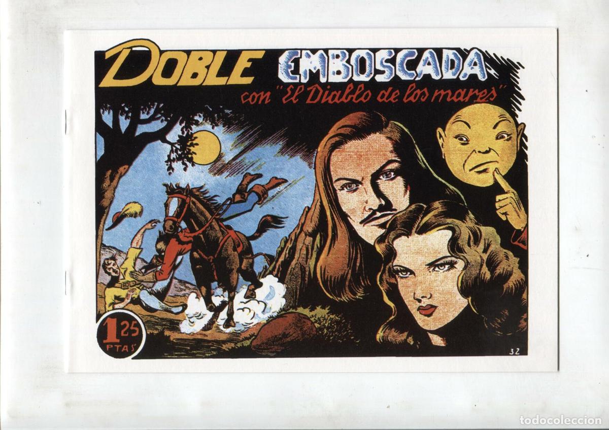 C&oacute;mics: Facsimil: El Diablo de los Mares numero 32: Doble emboscada - Ferrando - Foto 1