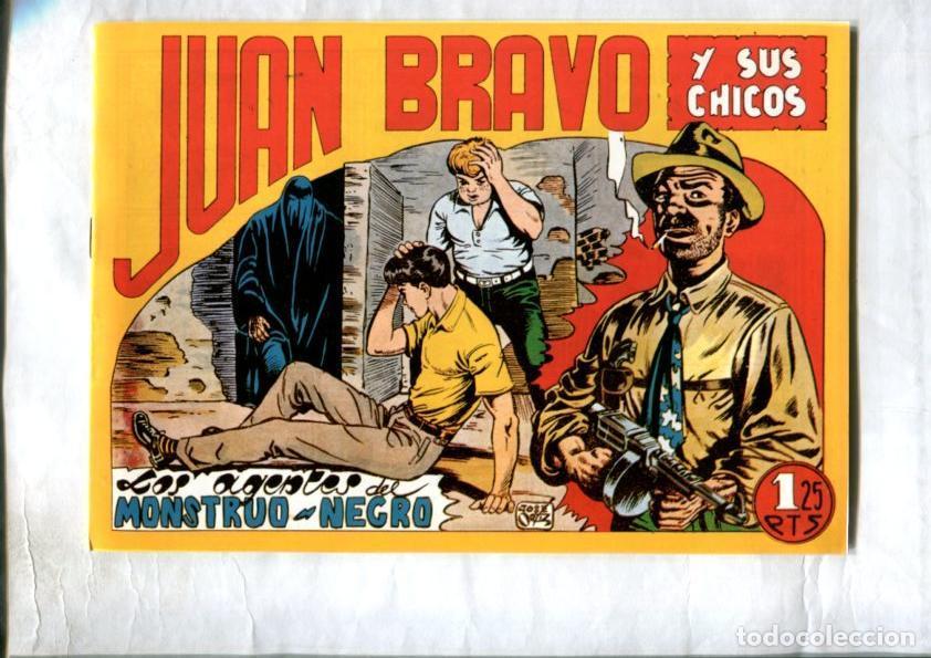 Comics: Facsimil: Juan Bravo y sus chicos numero 04: Los agentes del Monstruo Negro - Jose Ortiz