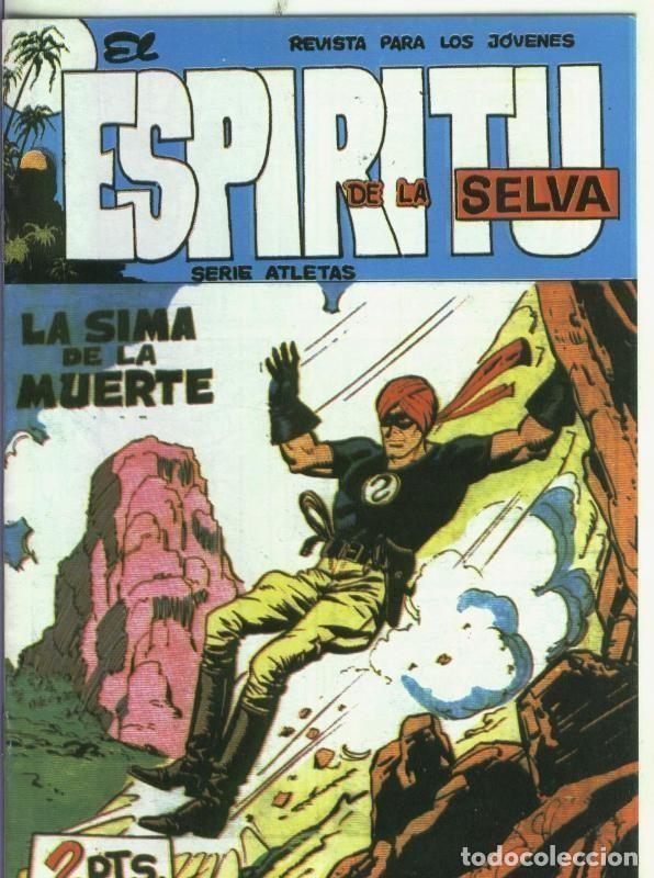 C&oacute;mics: Facsimil: El Espiritu de la Selva numero 34: La sima de la muerte - Manuel Lopez Blanco