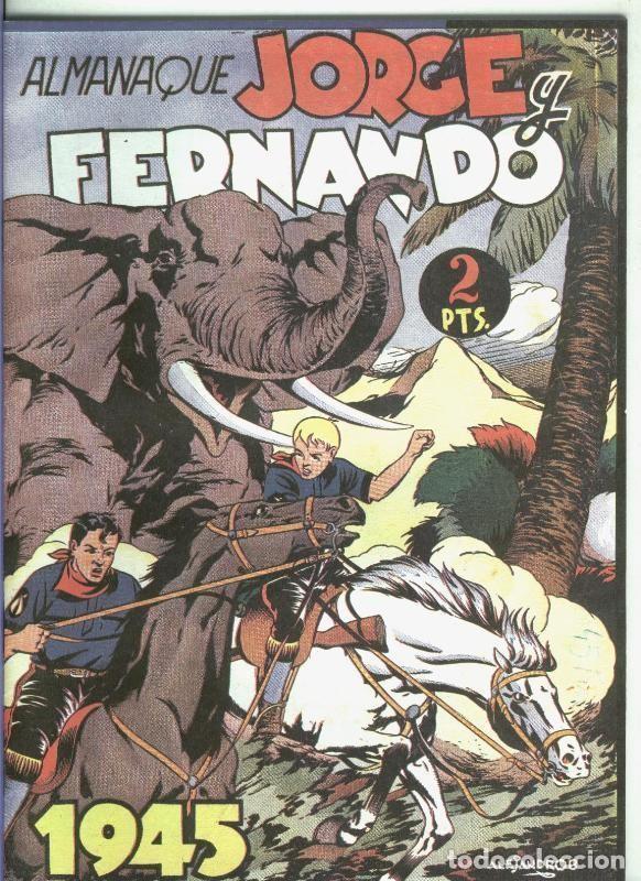 Comics: Jorge y Fernando almanaque facsimil 1945: La intrepida amazona - Lyman Young