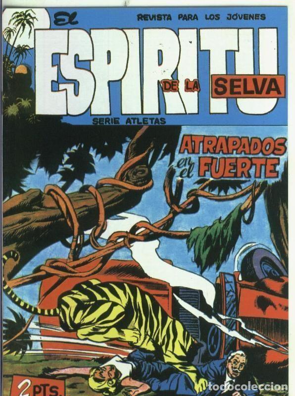 C&oacute;mics: Facsimil: El Espiritu de la Selva numero 61: Atrapados en el fuerte - Manuel Lopez Blanco