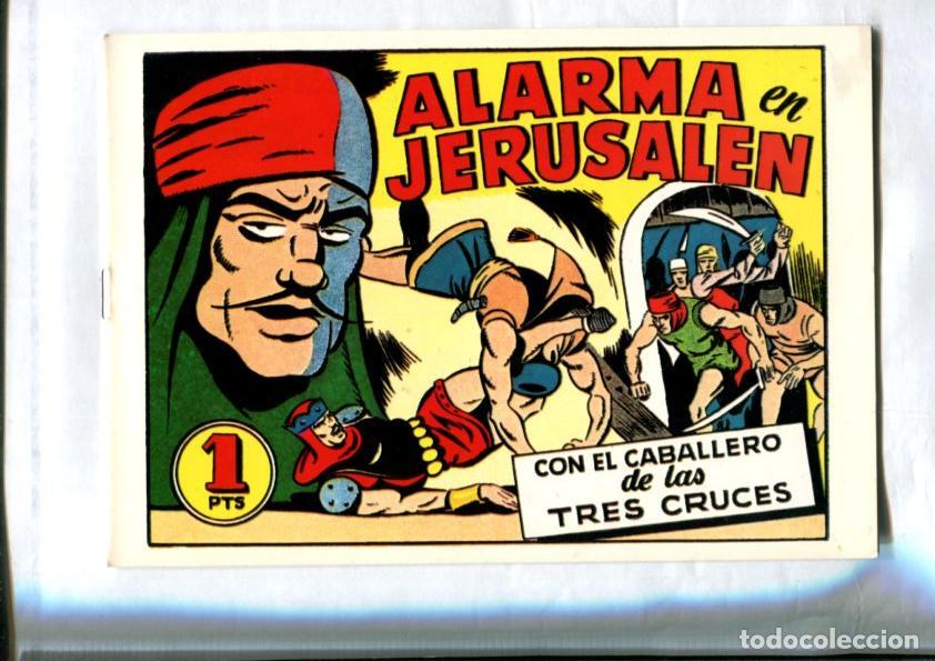 C&oacute;mics: Facsimil: El Caballero de las Tres Cruces numero 05: Alarma en Jerusalen - Angel Pardo