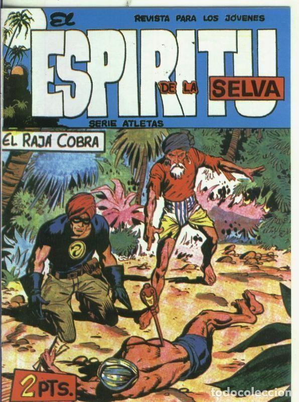 C&oacute;mics: Facsimil: El Espiritu de la Selva numero 36: El raja cobra - Manuel Lopez Blanco