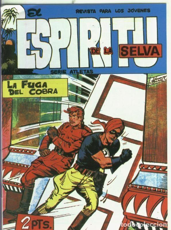 C&oacute;mics: Facsimil: El Espiritu de la Selva numero 42: La fuga del Cobra - Manuel Lopez Blanco