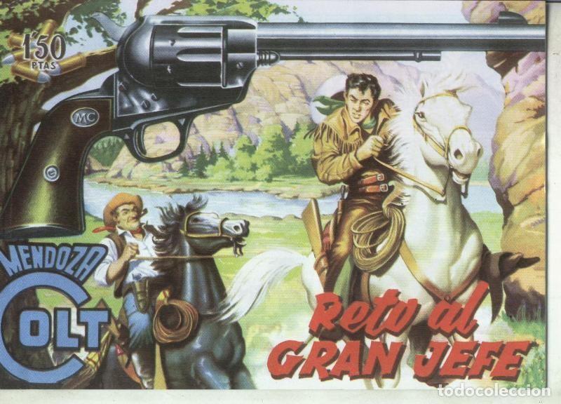 C&oacute;mics: Mendoza Colt facsimil numero 003: Reto al gran jefe - Martin Salvador