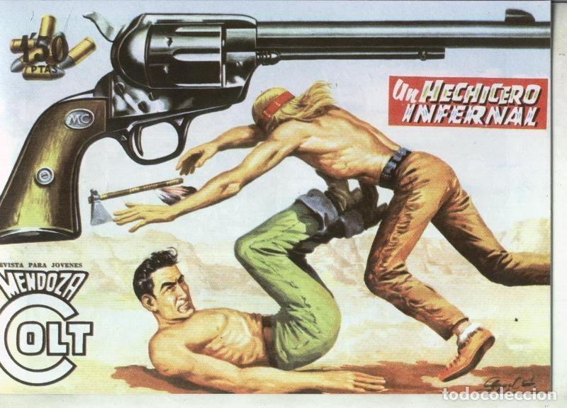 C&oacute;mics: Mendoza Colt facsimil numero 043: Un hechicero infernal - Martin Salvador
