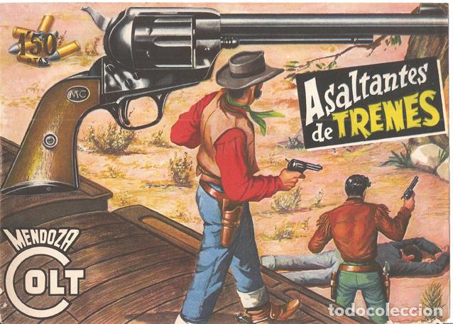 Comics: Facsimil: Mendoza Colt numero 027: Asaltantes de trenes - Martin Salvador