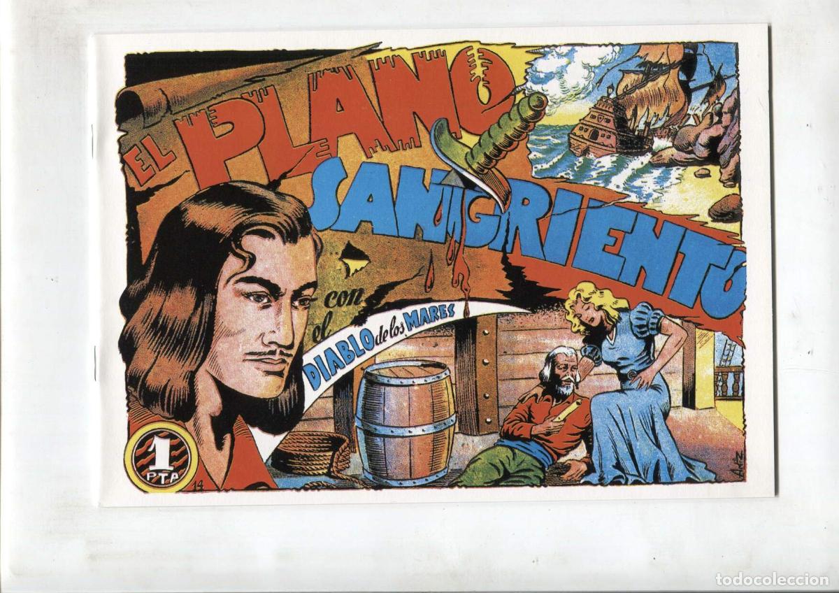 C&oacute;mics: Facsimil: El Diablo de los Mares numero 14: El plano sangriento - Ferrando - Foto 1