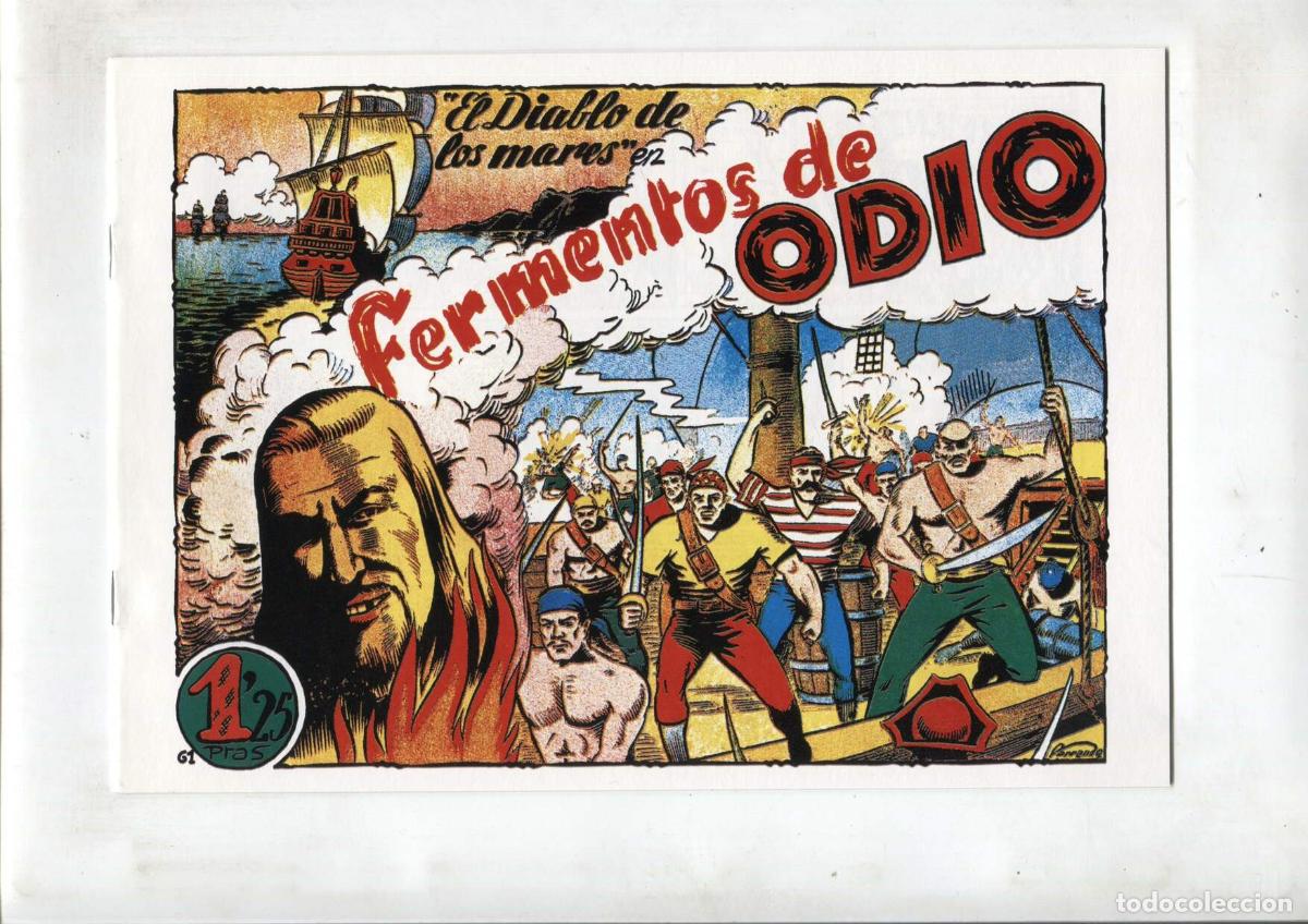 C&oacute;mics: Facsimil: El Diablo de los Mares numero 61: Fermentos de odio - Ferrando - Foto 1