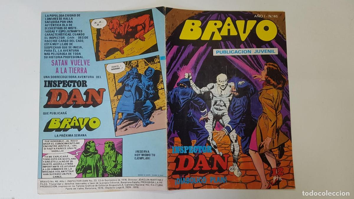C&oacute;mics: Bravo serie Inspector Dan numero 23: Diabolico plan - Eugenio Giner - Foto 1