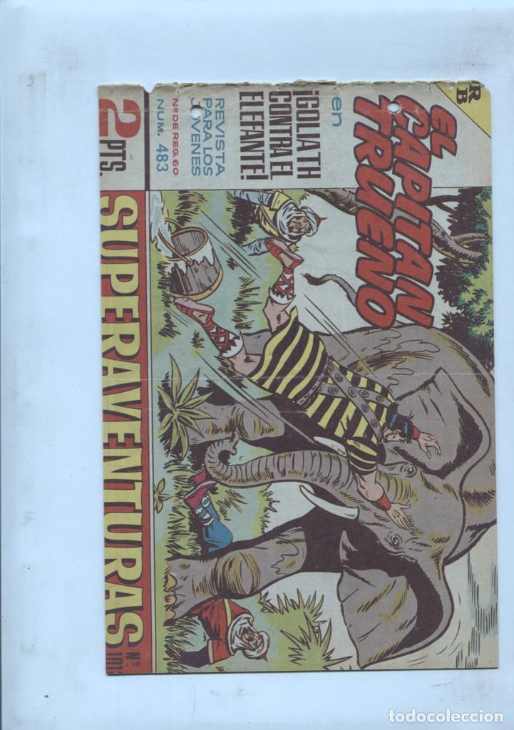 C&oacute;mics: Bruguera: El Capitan Trueno original numero 483 (numerado 1 en trasera) - Martinez Osete