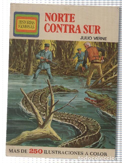 Fumetti: Historias Famosas numero 16: Norte contra sur (dibujos de Antonio Colmeiro) - Julio Verne, dibujos: