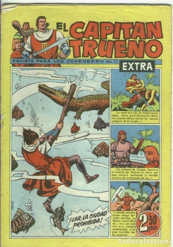 Comics: El Capitan Trueno Extra numero 084 (aviejado, cubierta suelta) - varios