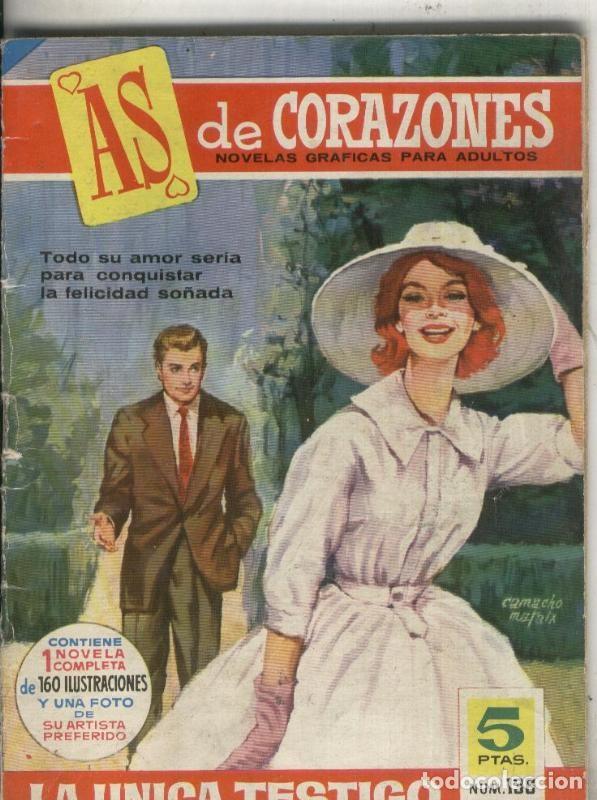 C&oacute;mics: As de corazones numero 136: trasera foto de Richard Widmark - Jose Grau