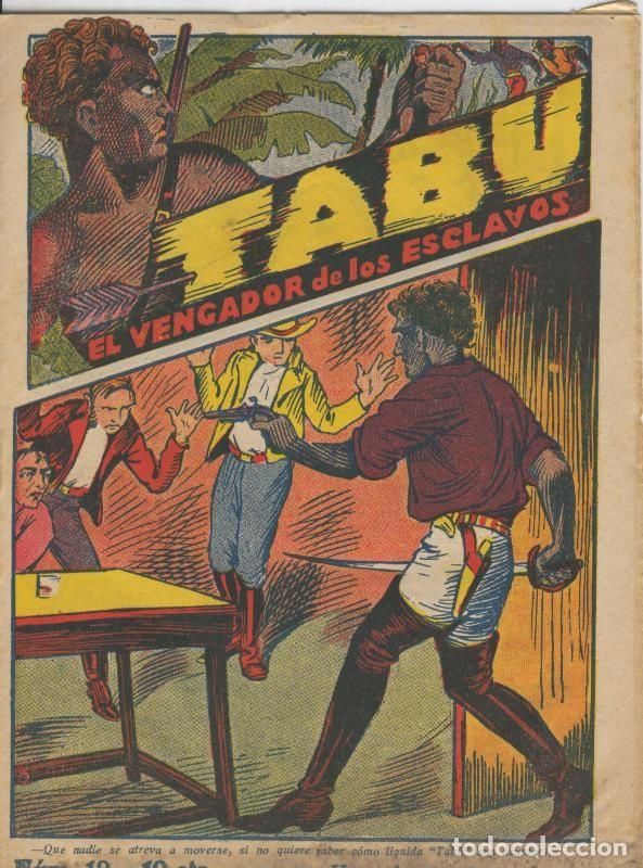 Comics: Tabu: el vengador de los esclavos numero 19: Un crimen en un buque - Folletin