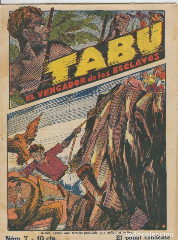 C&oacute;mics: Tabu: el vengador de los esclavos numero 07: El pu&ntilde;al candente - Folletin