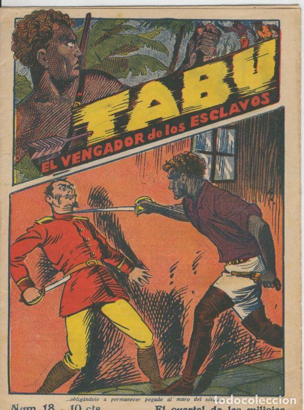Fumetti: Tabu: el vengador de los esclavos numero 18: El cuartel de las milicias - Folletin
