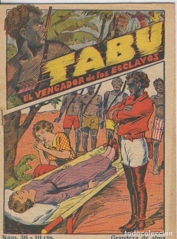 Fumetti: Tabu: el vengador de los esclavos numero 36: Grandeza de alma - Folletin