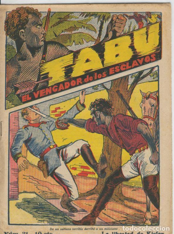 C&oacute;mics: Tabu: el vengador de los esclavos numero 31: La libertad de Kisler - Folletin