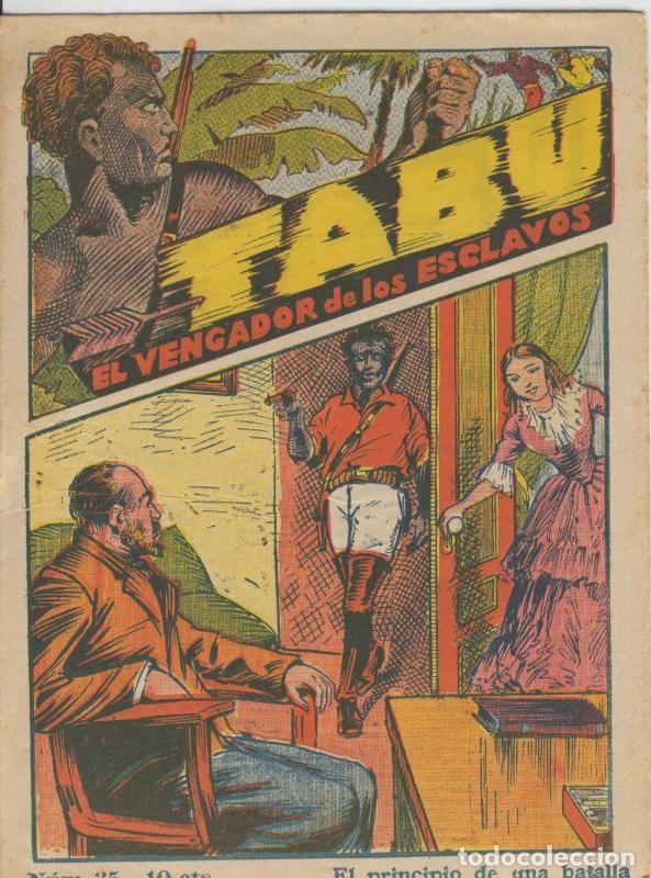 Comics: Tabu: el vengador de los esclavos numero 35: El principio de una batalla - Folletin