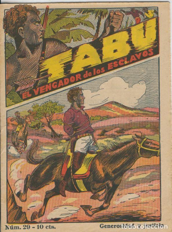 Fumetti: Tabu: el vengador de los esclavos numero 29: Generosidad y justicia - Folletin