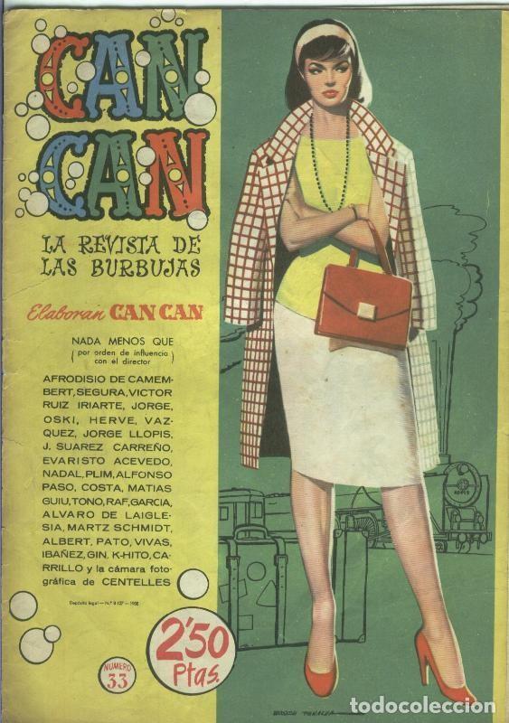Comics: Can Can numero 033: trasera foto de B.B, la otra B - Varios