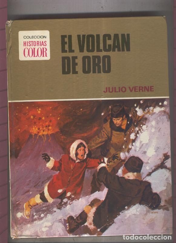 C&oacute;mics: Coleccion Historias Color numero 15: El volcan de oro - Julio Verme