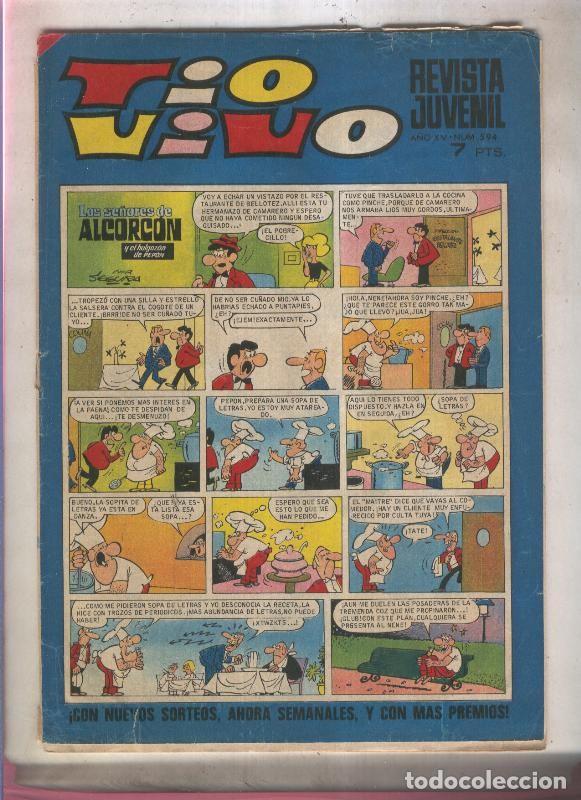 Comics: Tio Vivo segunda epoca numero 0594 (numerado 2 en trasera) - Varios