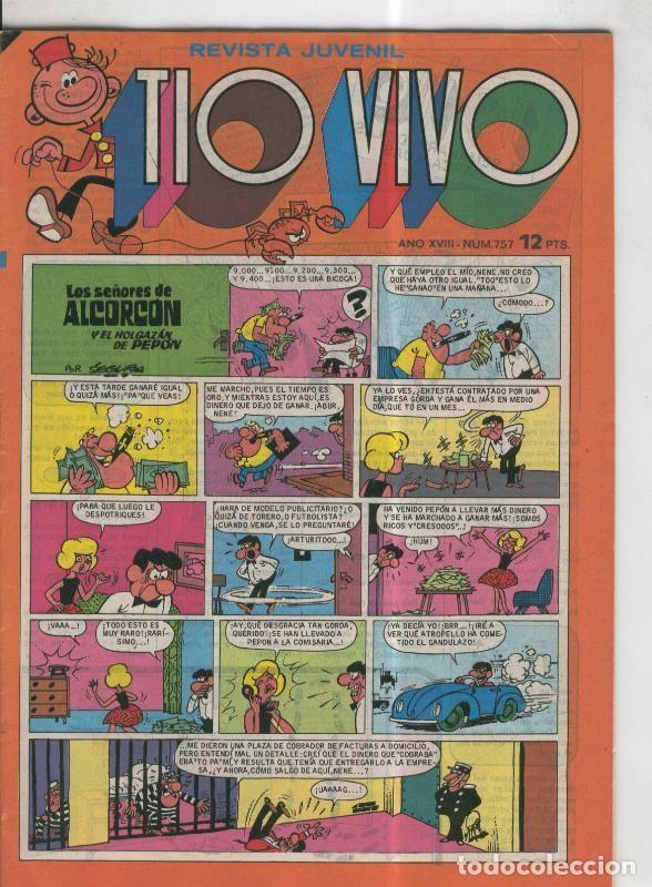 C&oacute;mics: Tio Vivo segunda epoca numero 0757 (numerado 3 en trasera) - Varios