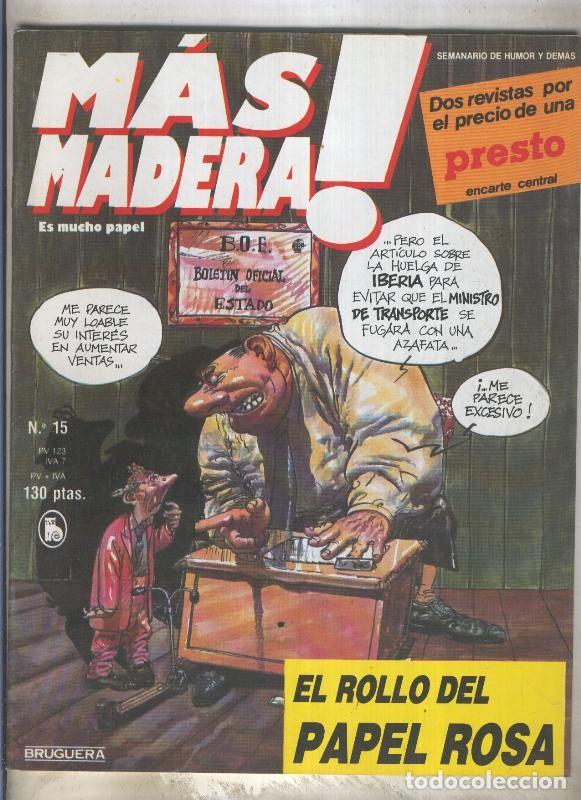 C&oacute;mics: Mas Madera numero 15 (numerado 4 en la trasera) - Varios - Foto 1