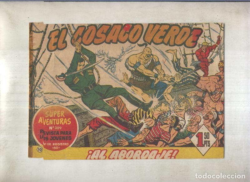 Fumetti: El Cosaco Verde original numero 010: Al abordaje (numerado 1 en trasera) - Fernando Costa