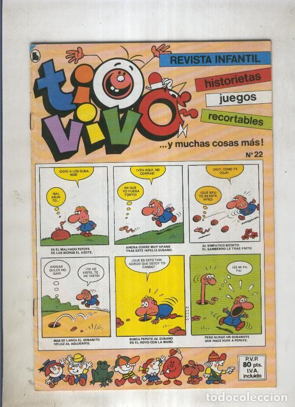 Fumetti: Tio Vivo tercera epoca (1985) numero 22 (numerado 1 en trasera) - Varios